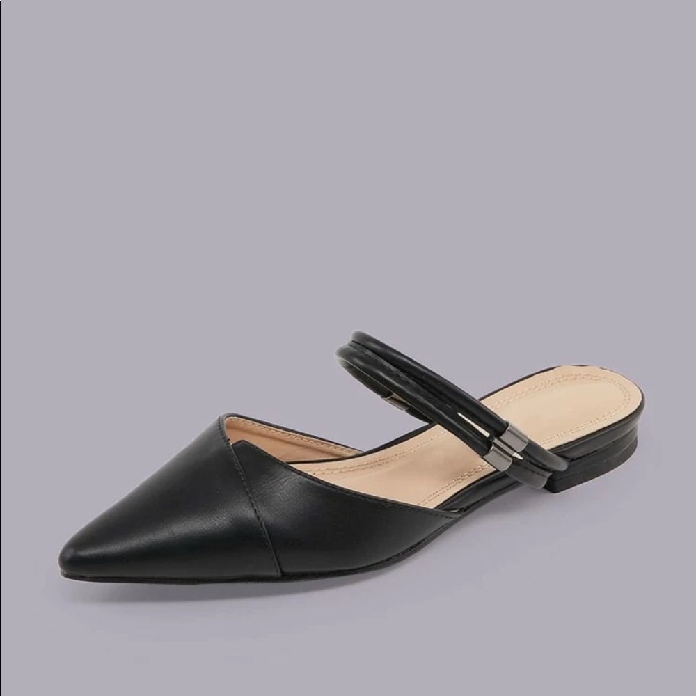 Slip On Ballet Mules